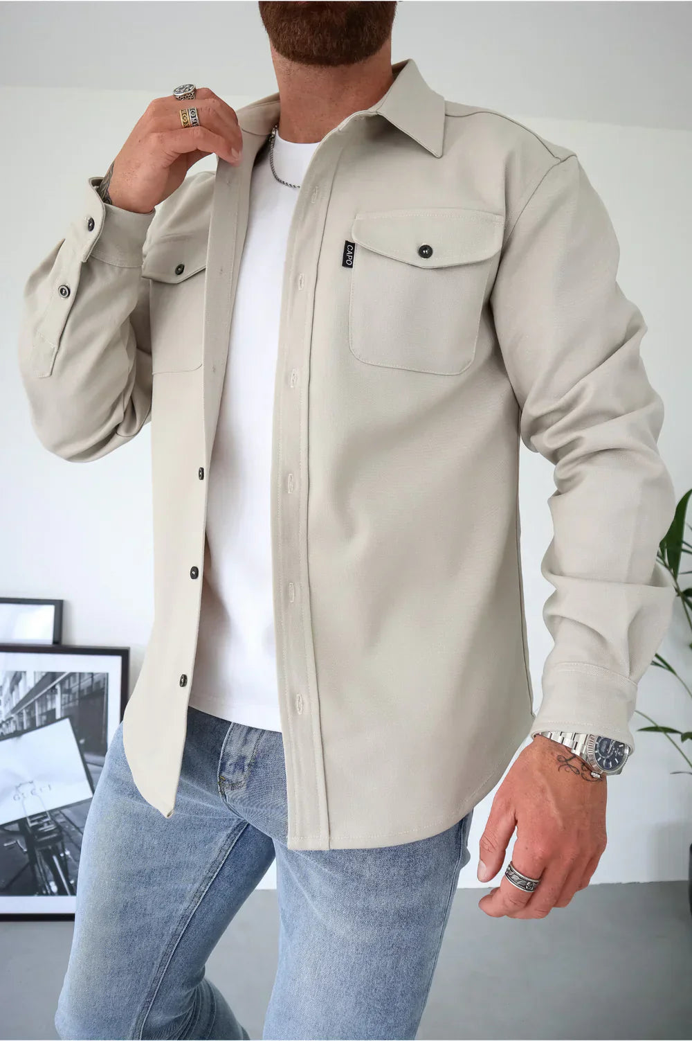 Nathan – Chemise Décontractée Haut de Gamme – Noir