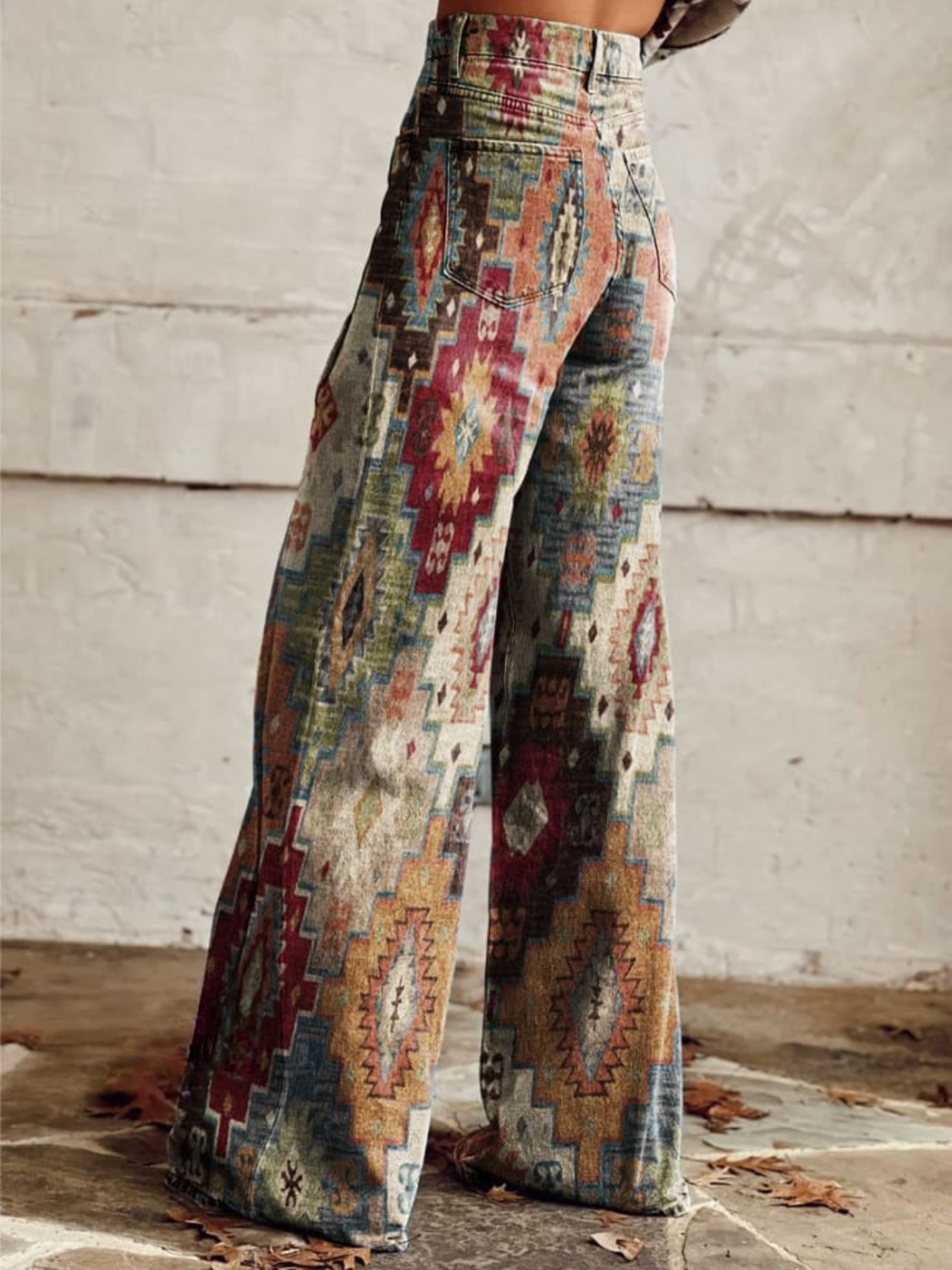 Charlotte – Pantalon Évasé Ultra Doux Vintage