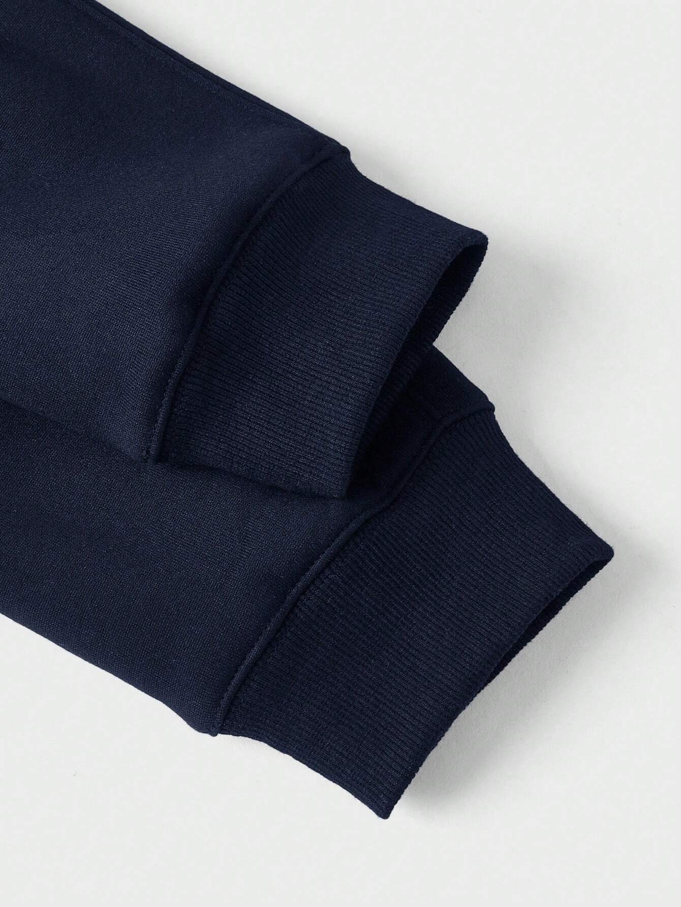 William – Pull Décontracté Demi-Zippé – Coupe Ample – Noir