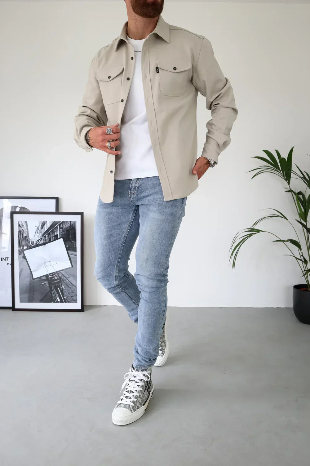 Nathan – Chemise Décontractée Haut de Gamme – Noir