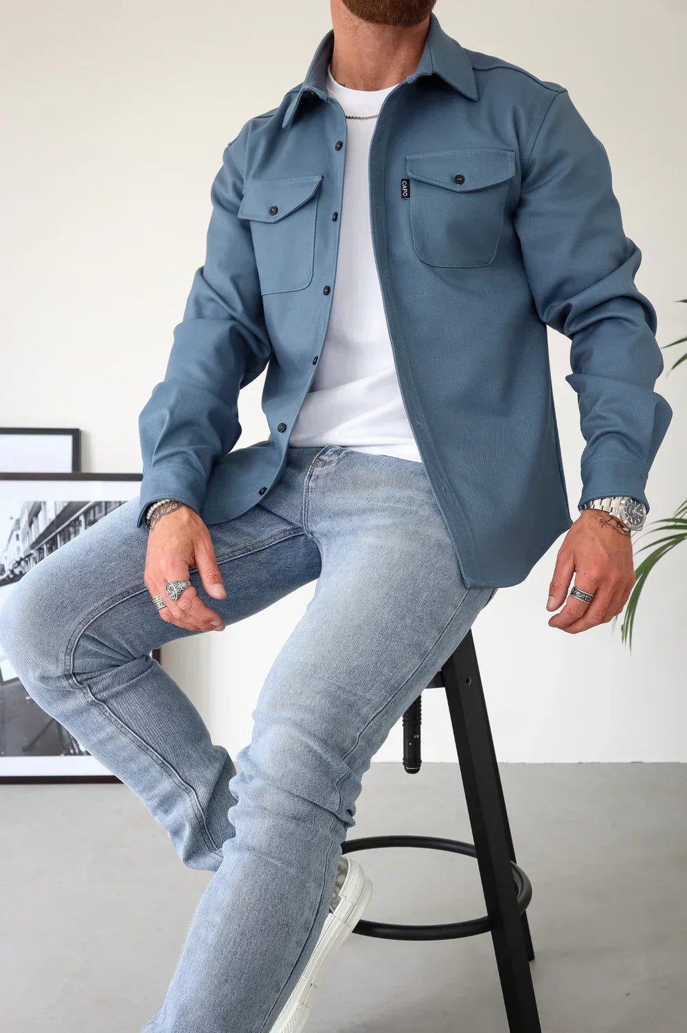 Nathan – Chemise Décontractée Haut de Gamme – Noir