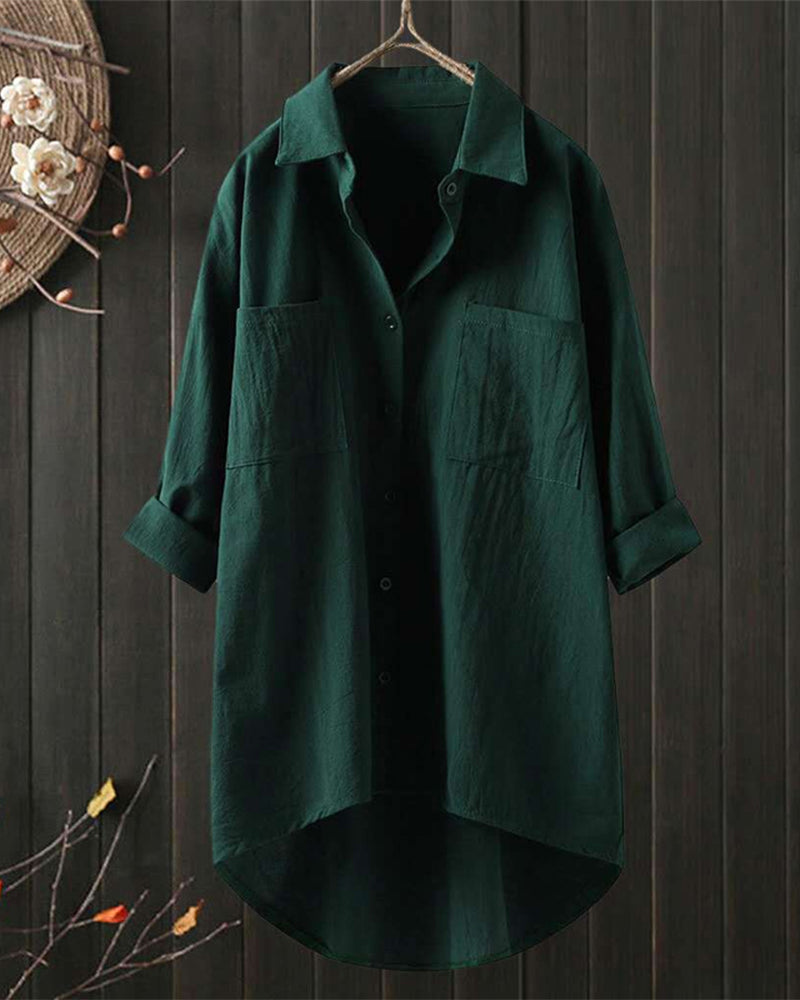 Olivia - Blouse Ample et Confortable Uni
