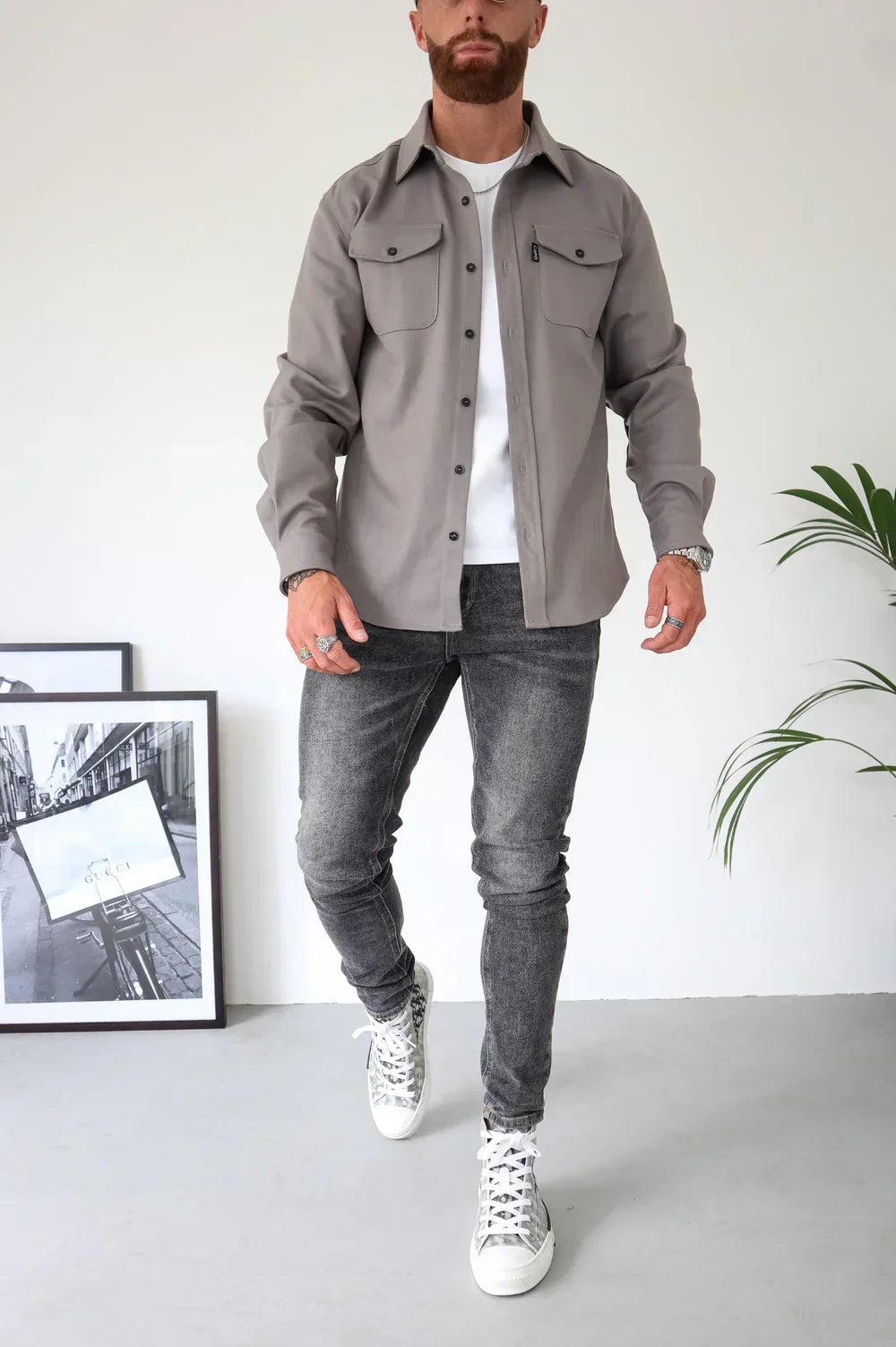 Nathan – Chemise Décontractée Haut de Gamme – Noir