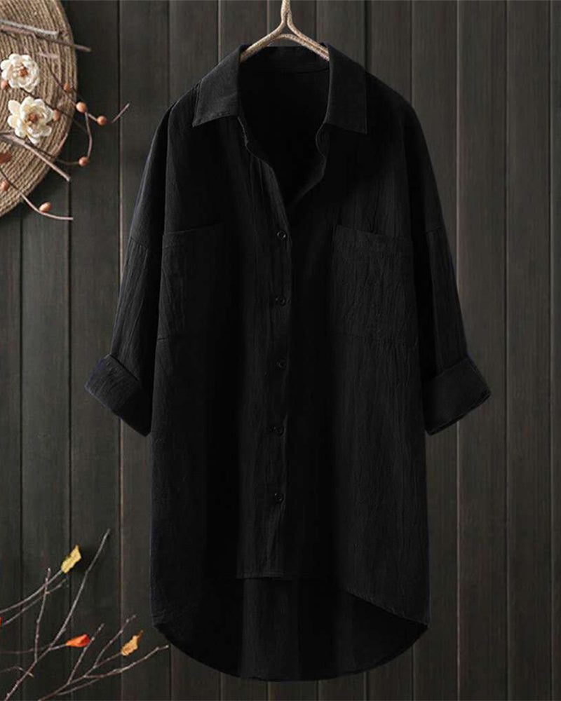 Olivia - Blouse Ample et Confortable Uni