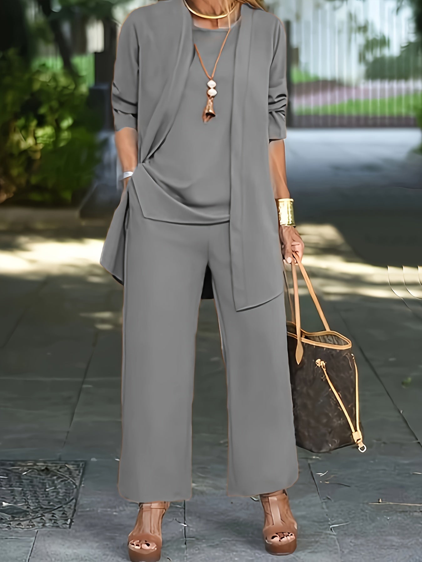 Layla – Ensemble Chic Trois Pièces – Noir