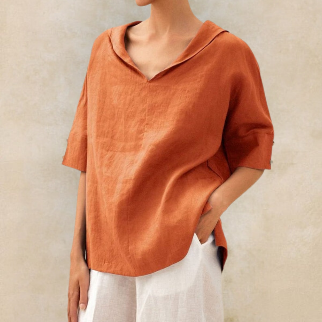 Georgia - Blouse Décontractée à Coupe Ample