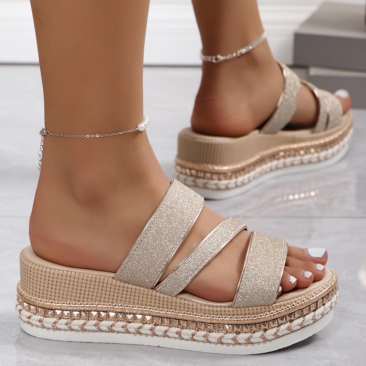 Layla – Sandales Printanières Confortables - Beige