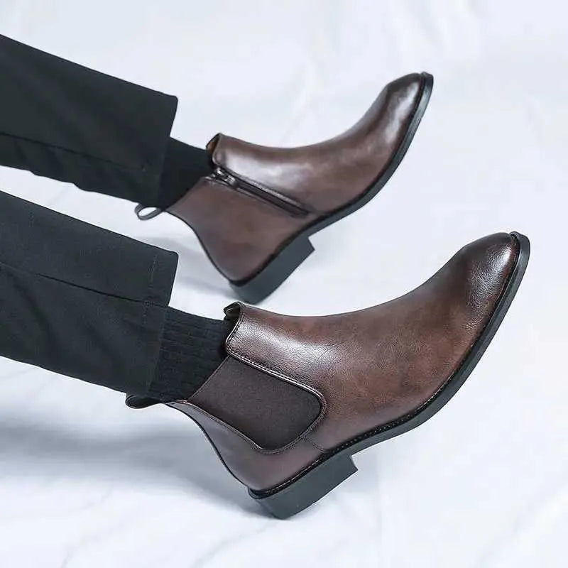Nathan – Chaussures Confortables à Fermeture Zippée