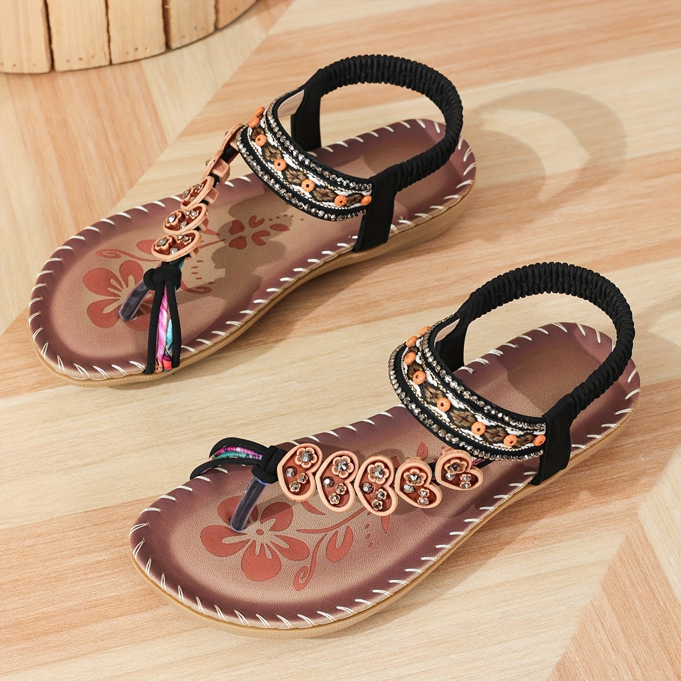 Amelia – Sandales Confortables à Bride – Marron