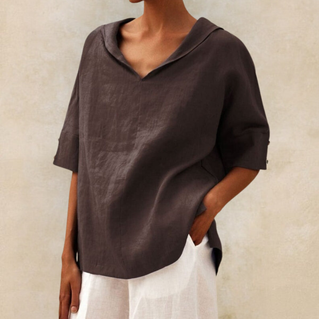 Georgia - Blouse Décontractée à Coupe Ample