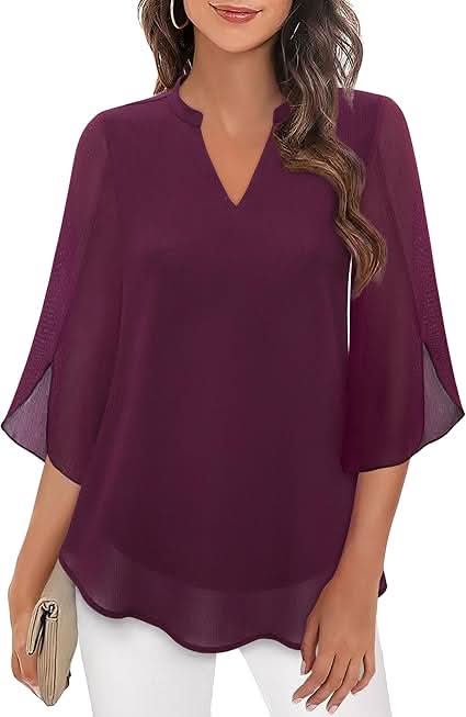 Lily - Blouse Chic à Superpositions Élégantes