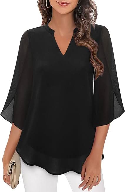 Lily - Blouse Chic à Superpositions Élégantes