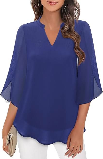 Lily - Blouse Chic à Superpositions Élégantes
