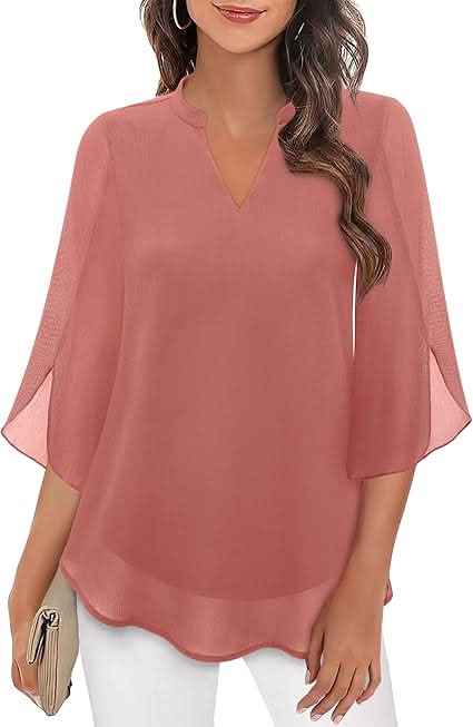 Lily - Blouse Chic à Superpositions Élégantes