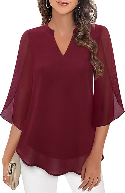 Lily - Blouse Chic à Superpositions Élégantes
