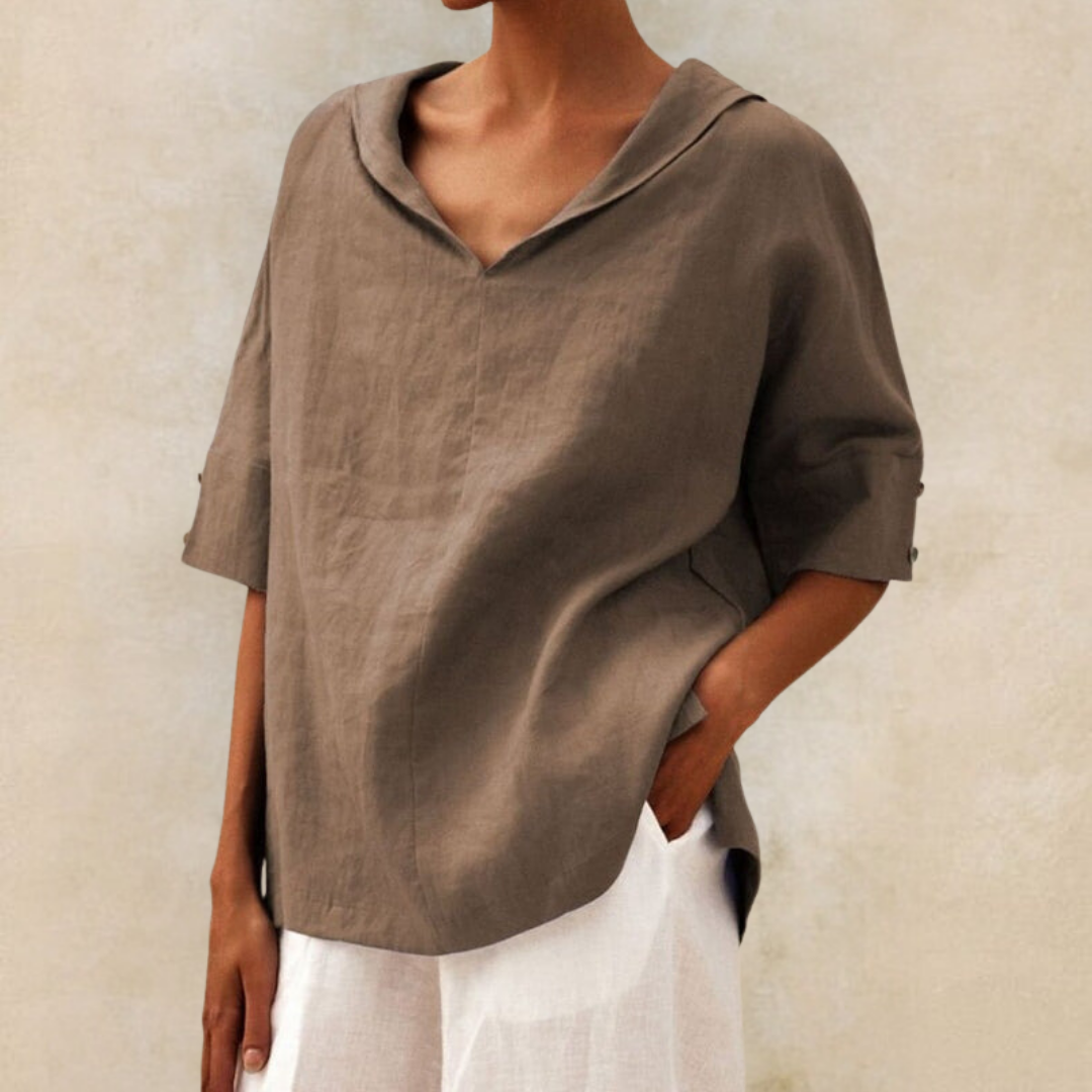 Georgia - Blouse Décontractée à Coupe Ample