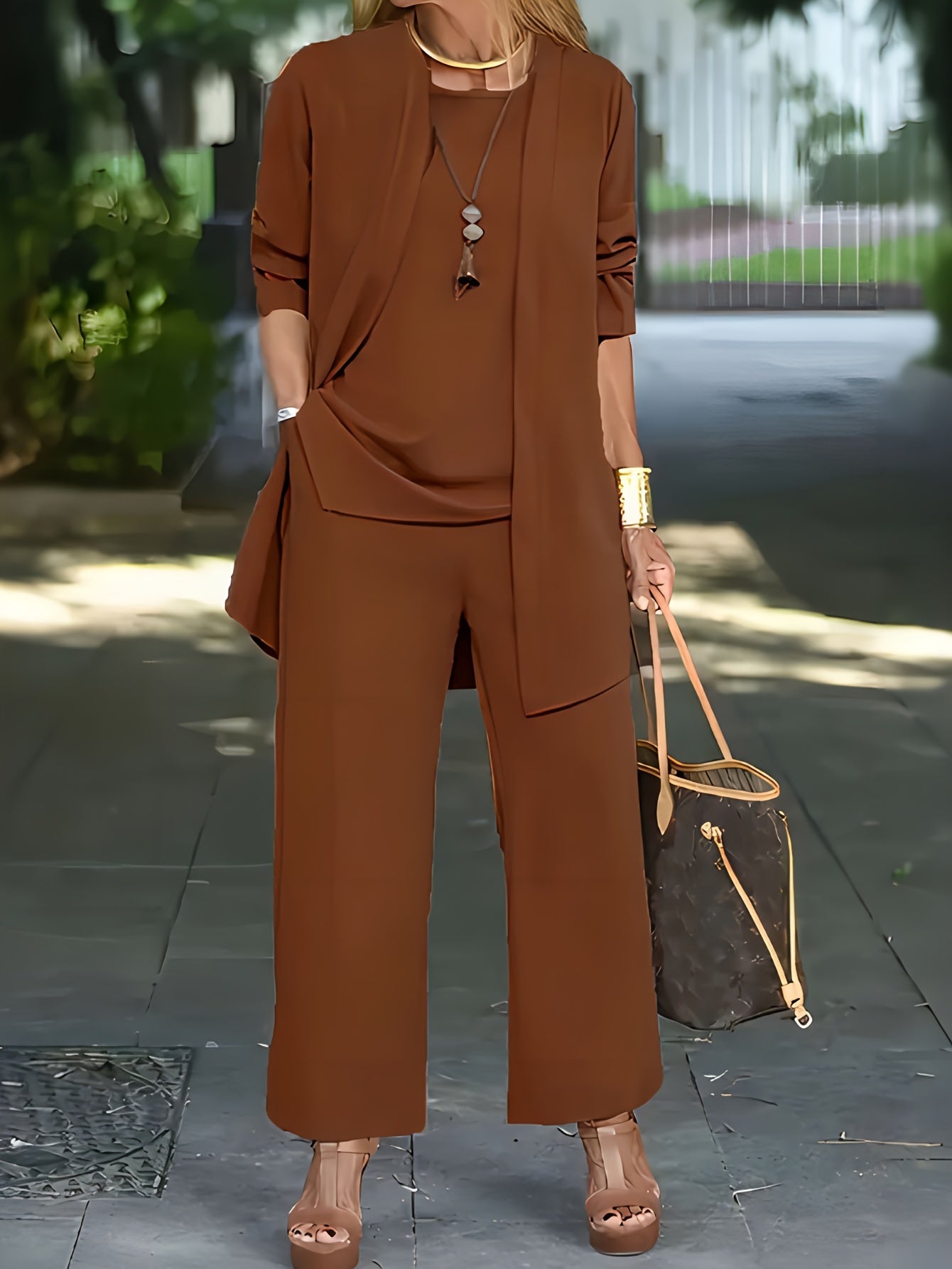 Layla – Ensemble Chic Trois Pièces – Noir