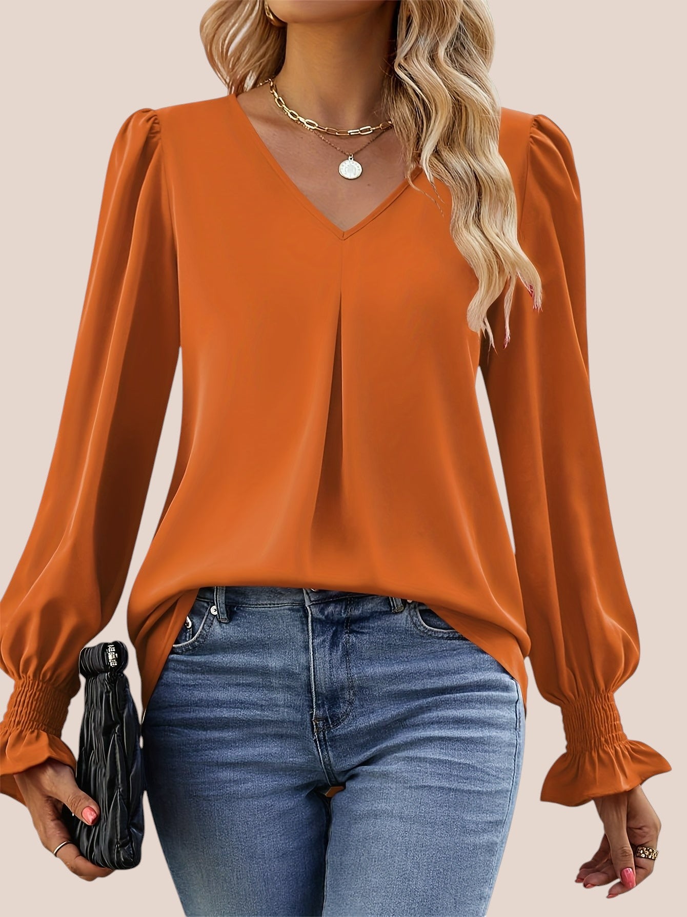 Riley - Blouse Élégante et Douce