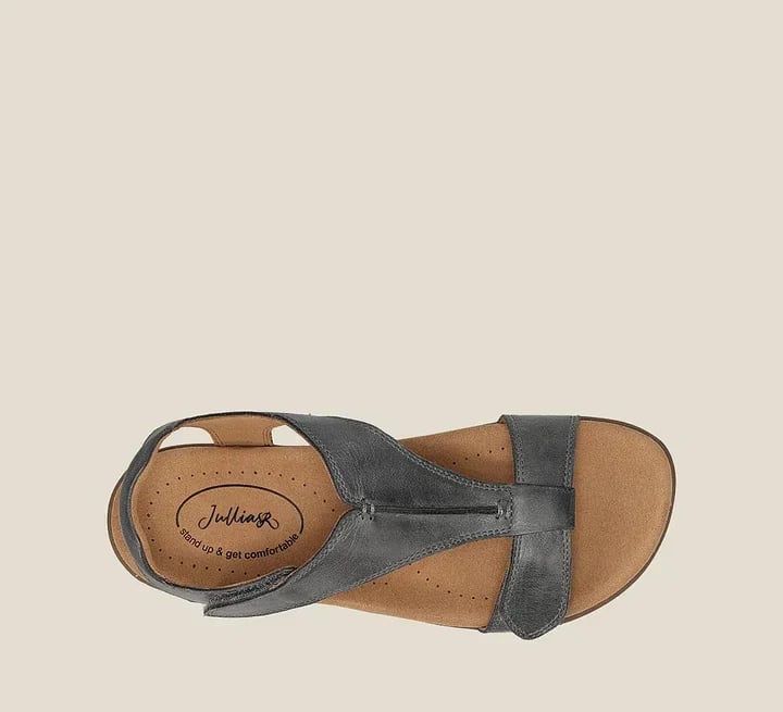 Sophia – Sandales Confortables Ajustables - Gris