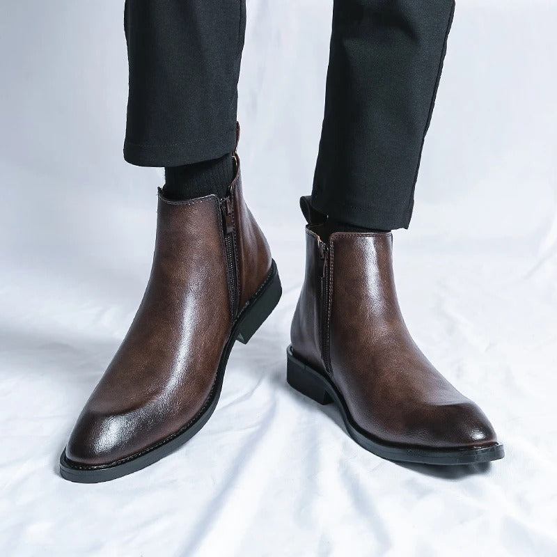 Nathan – Chaussures Confortables à Fermeture Zippée