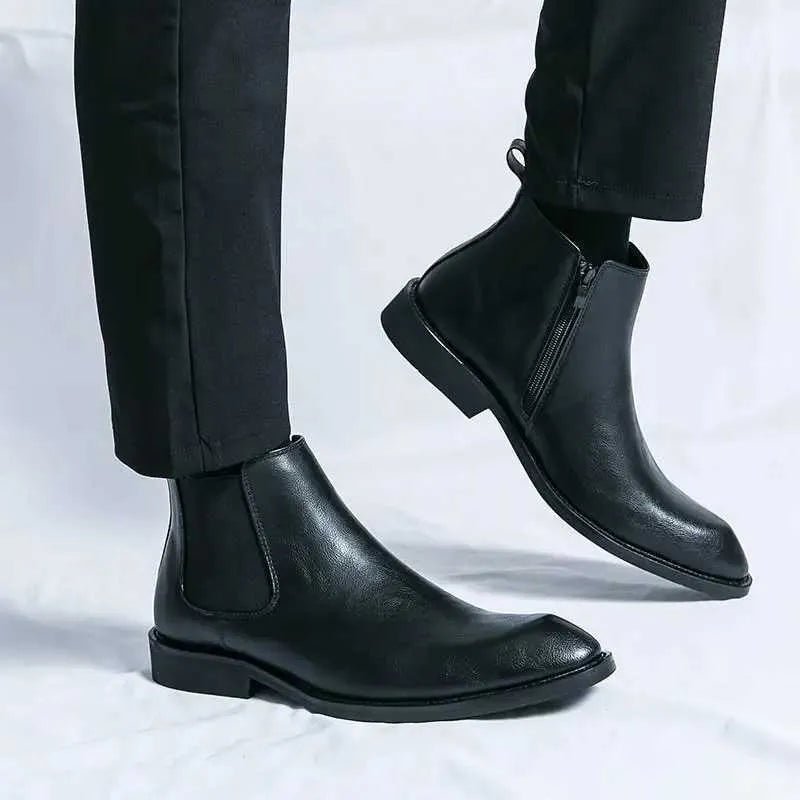Nathan – Chaussures Confortables à Fermeture Zippée