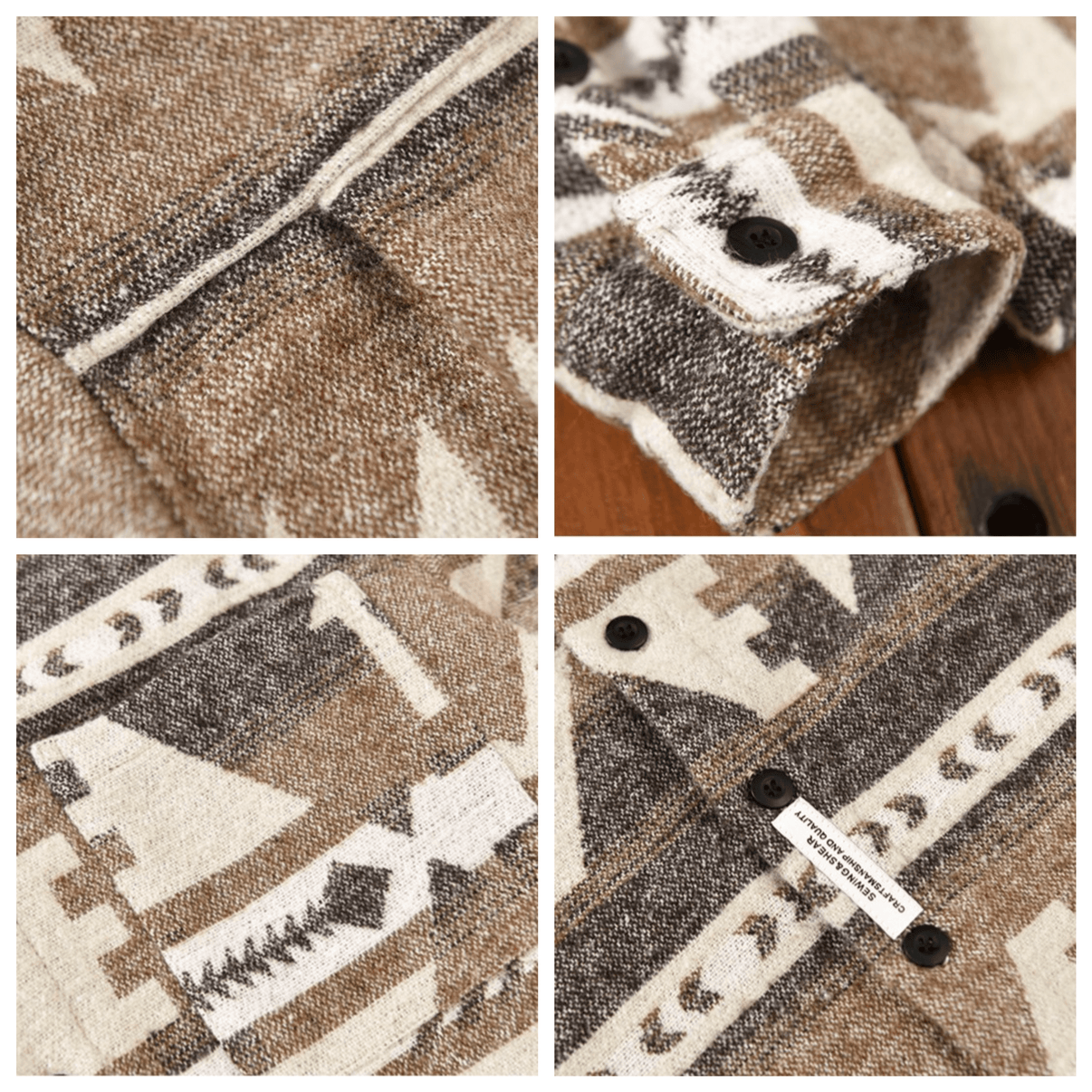 Henry – Chemise Style Western – Esprit Vintage – Marron