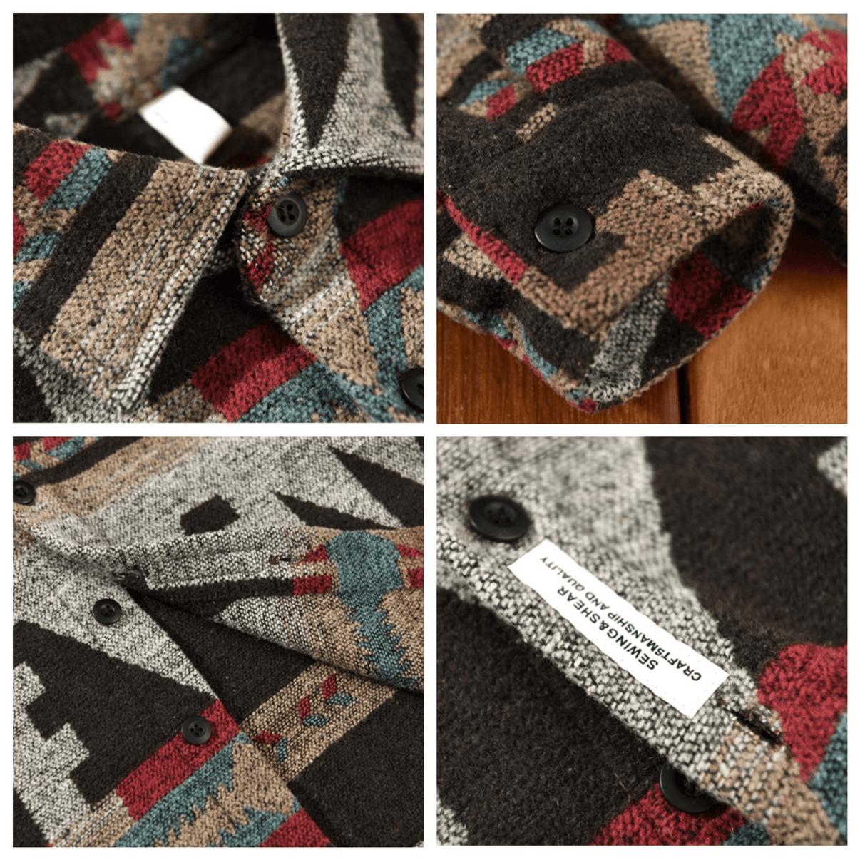 Henry – Chemise Style Western – Esprit Vintage – Marron