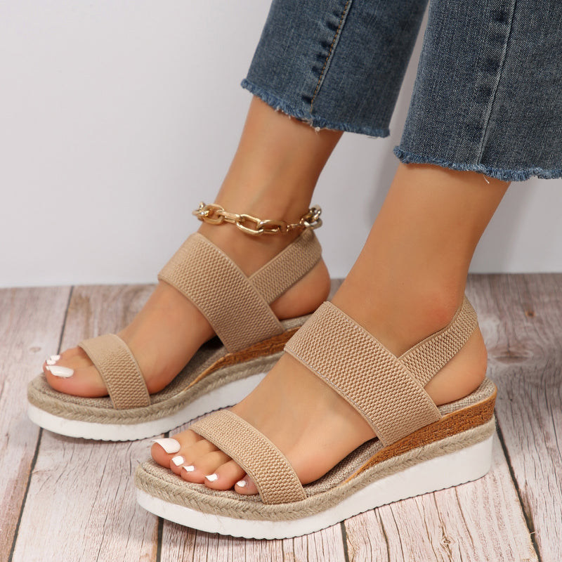 Aria – Sandales Printanières Confortables-Beige