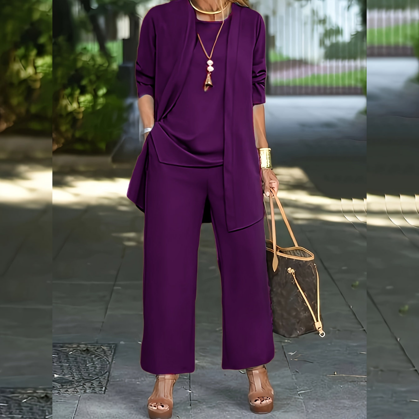 Layla – Ensemble Chic Trois Pièces – Noir