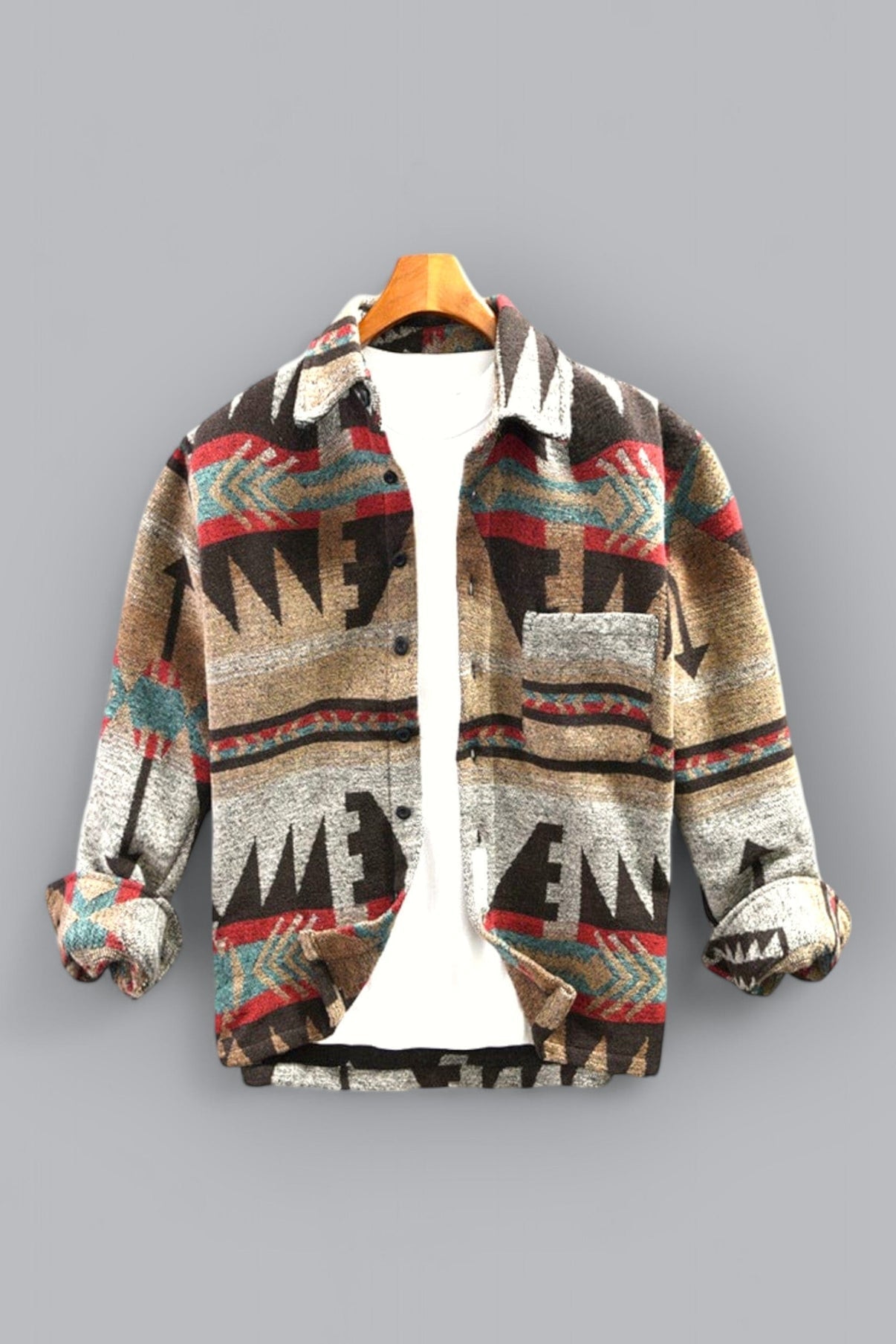 Henry – Chemise Style Western – Esprit Vintage – Marron