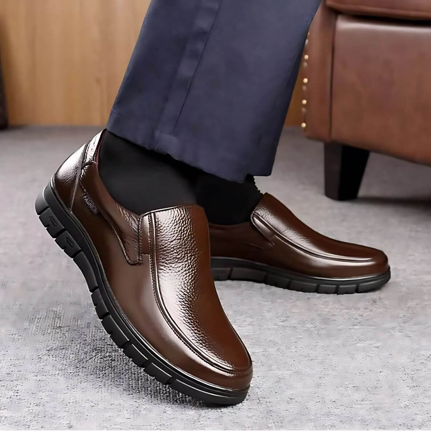 Julian – Chaussures Confortables à Enfiler