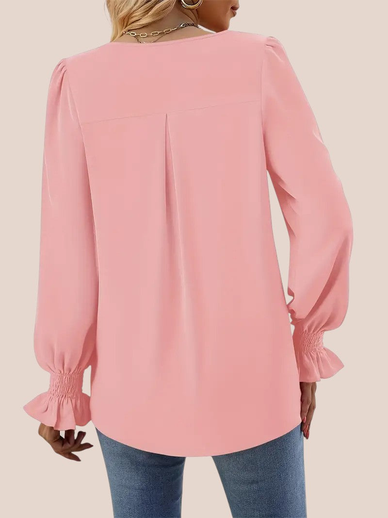 Riley - Blouse Élégante et Douce