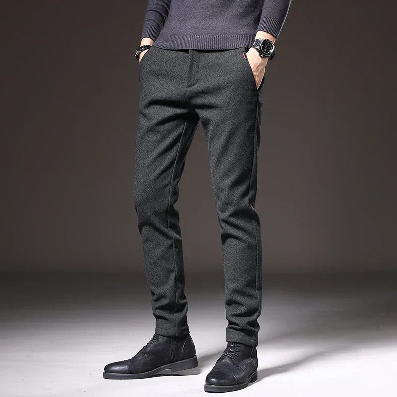 Elijah – Pantalon – Coupe Moderne – Noir