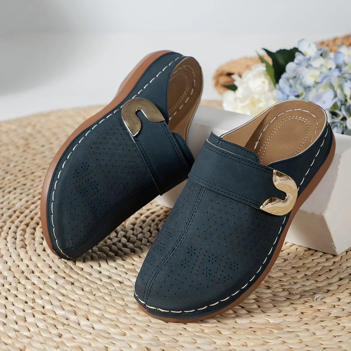 Mia - Sandales Chic à Semelle Compensée