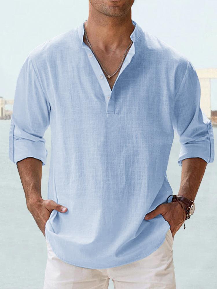 Grayson – Chemise Élégante en Coton Frais