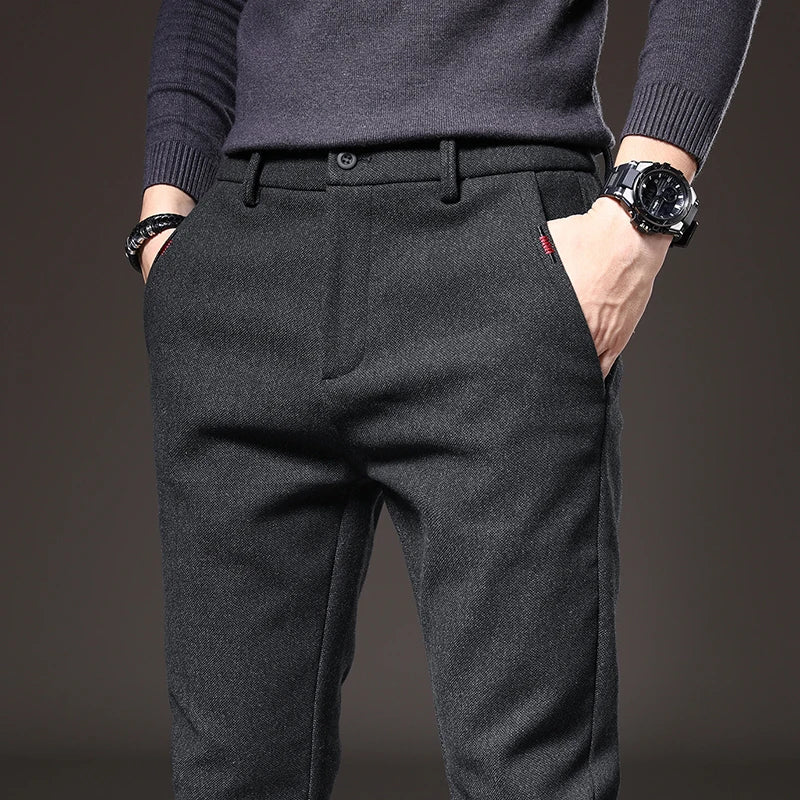 Elijah – Pantalon – Coupe Moderne – Noir