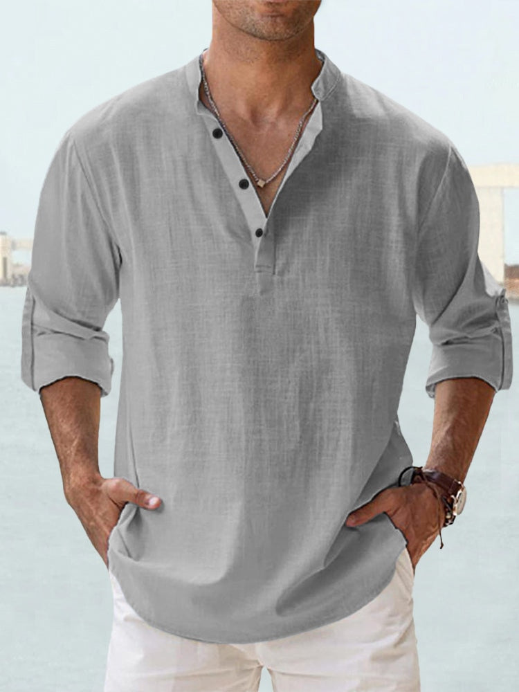 Grayson – Chemise Élégante en Coton Frais