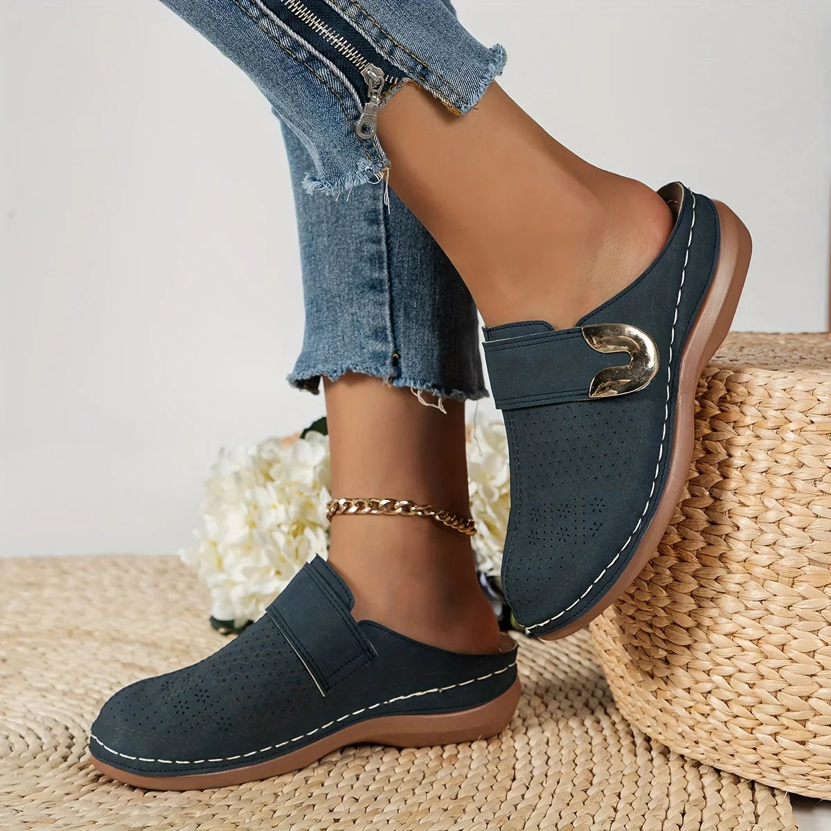 Mia - Sandales Chic à Semelle Compensée