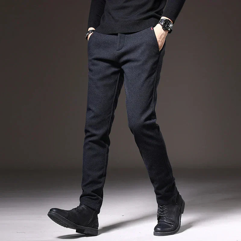 Elijah – Pantalon – Coupe Moderne – Noir