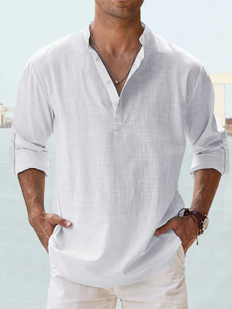 Grayson – Chemise Élégante en Coton Frais