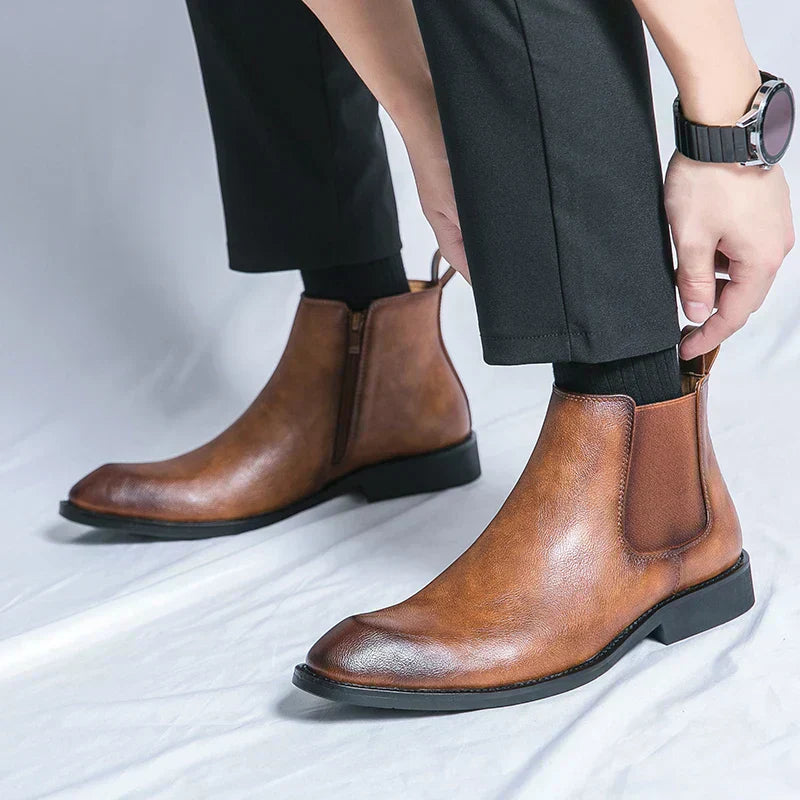 Nathan – Chaussures Confortables à Fermeture Zippée
