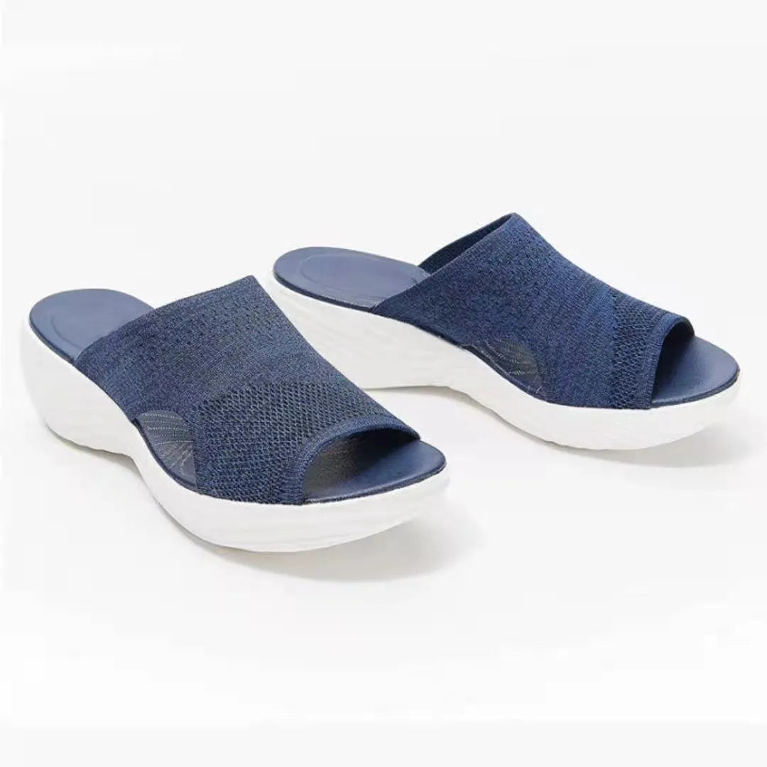 Olivia – Sandales Confortables – Bleu