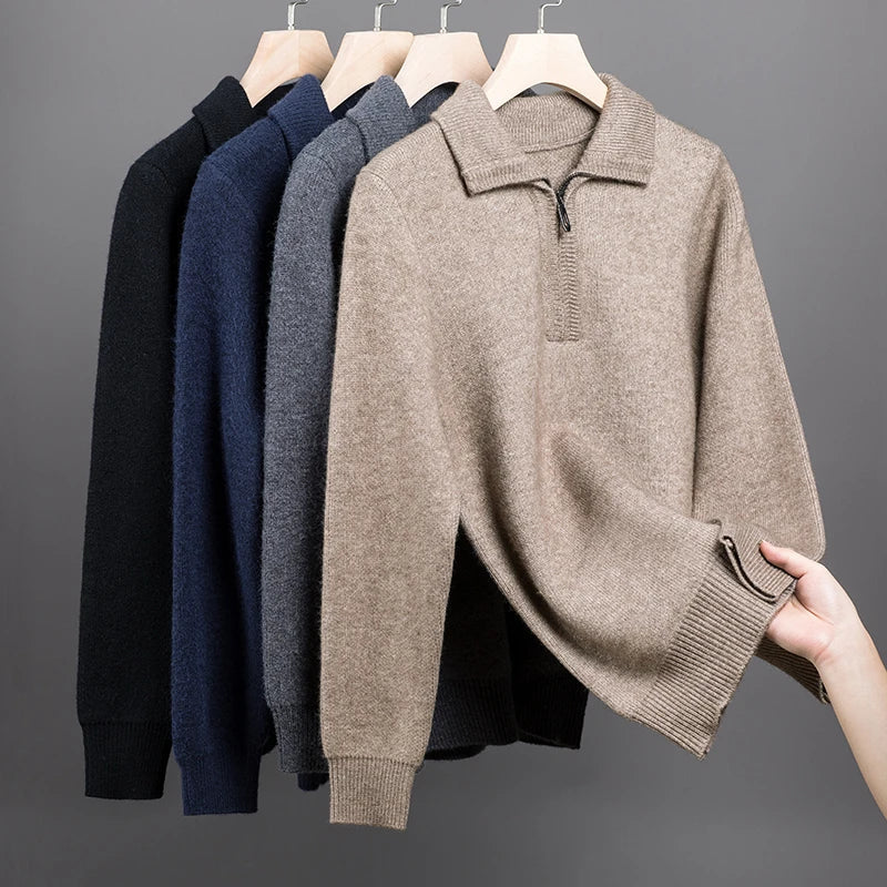 Isaac – Pull Zippé Doux et Chaleureux