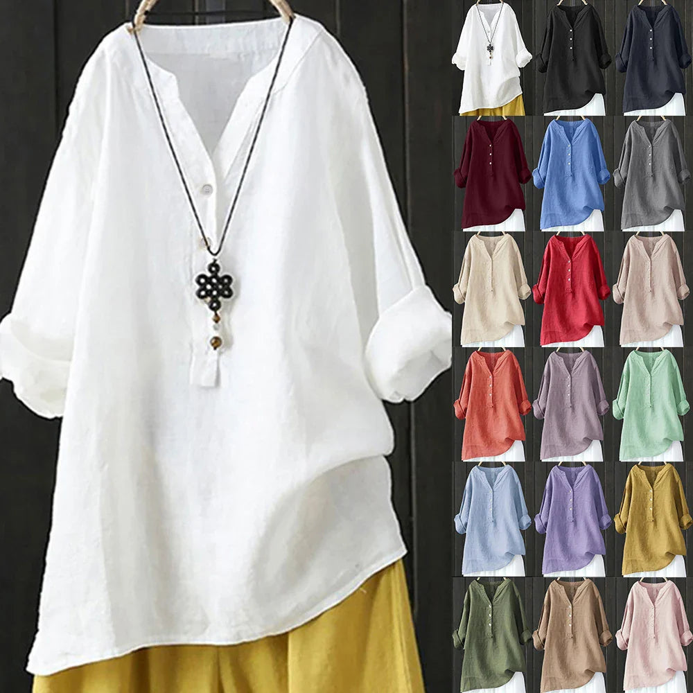 Grace - Chemise Décontractée Confortable et Oversize