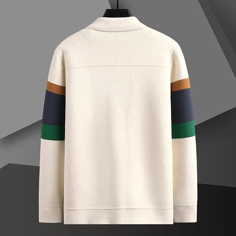 Nathan – Cardigan Rayé Confortable