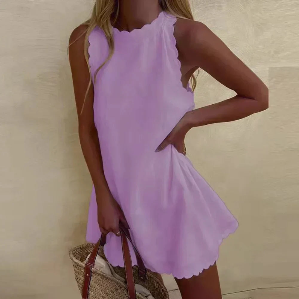 Savannah – Robe Élégante et Intemporelle - Blanc