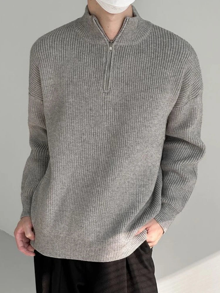 Lucas – Pull Zippé Premium pour Homme