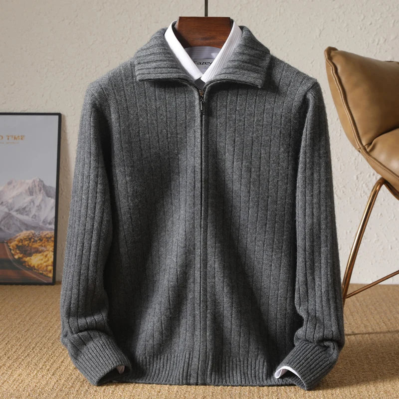 Owen – Gilet Confortable en Laine Mérinos pour Homme