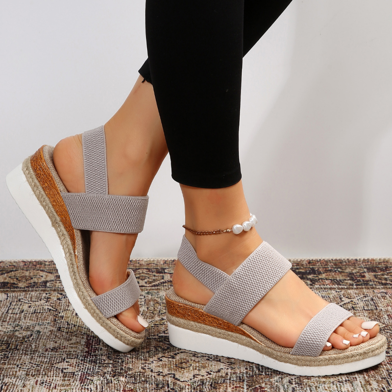Aria – Sandales Printanières Confortables-Beige