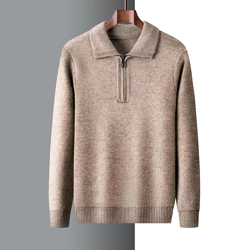 Isaac – Pull Zippé Doux et Chaleureux